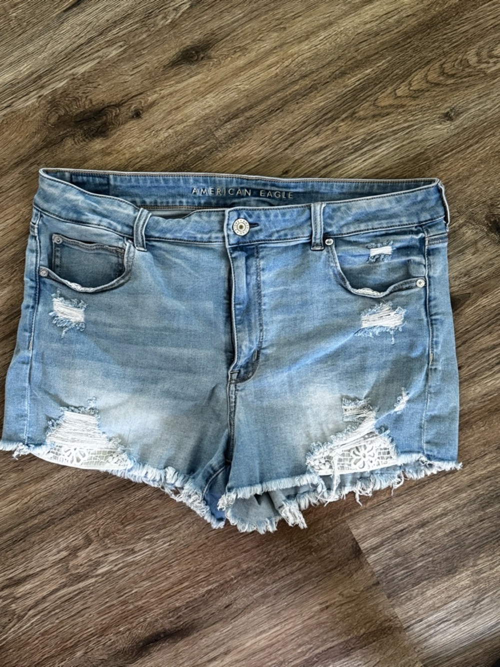 American Eagle Next Level Stretch Denim Pants Shorts Size 18